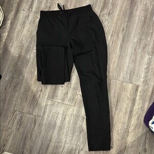 Black scrub pants